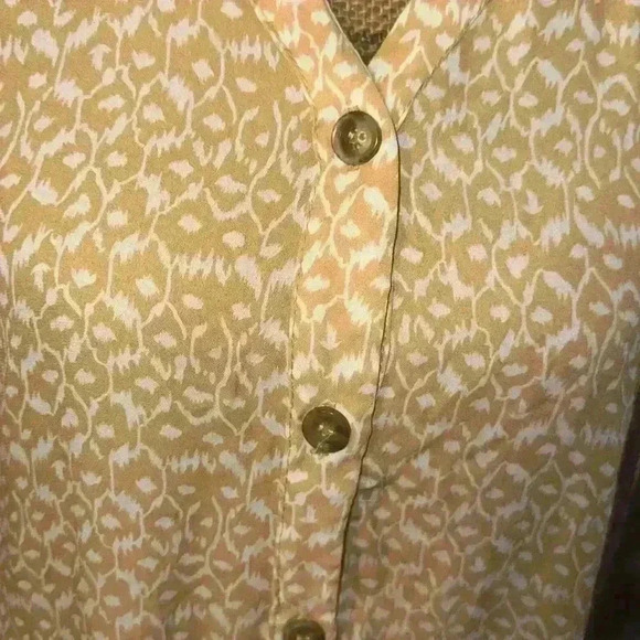 Yellow patterned lightweight mini dress - Picture 7 of 11